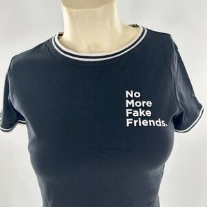 Factorie Australia No More Fake Friends. Fitted T Shirt XS